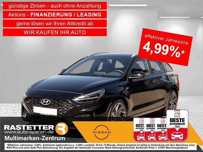 Hyundai i30 Kombi T-GDI N Line 5Jahre+Navi+Kamera+18Z+LED+SHZ+Privacy+PDC+Klimaaut