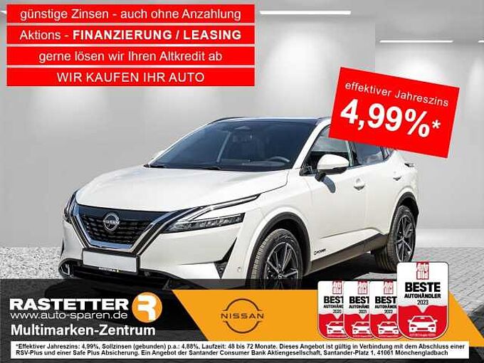 Nissan Qashqai e-POWER tekna Pano+ProPILOT+ACC+360+19Z+Matrix+HUD+virtCP+eHeckkl