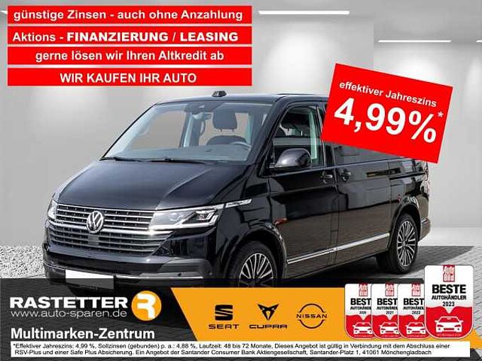 Volkswagen T6 Multivan T6.1 Multivan TDI DSG 4M Highline 7S+Leder+Standhzg+AHK+NaviPro+ACC+Kamera+18Z+e