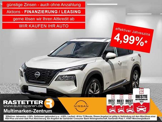 Nissan X-Trail e-POWER e-4ORCE tekna Plus Leder+PanoSD+Bose+Matrix+HUD+19Z+ParkAss+eHeckkl