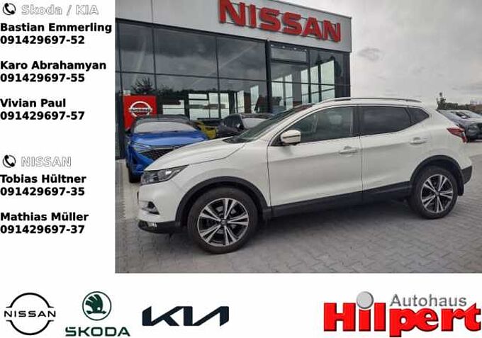 Nissan Qashqai N-Connecta 1.3DIG-T NAVI / Glasdach / Teilleder / Winterräder