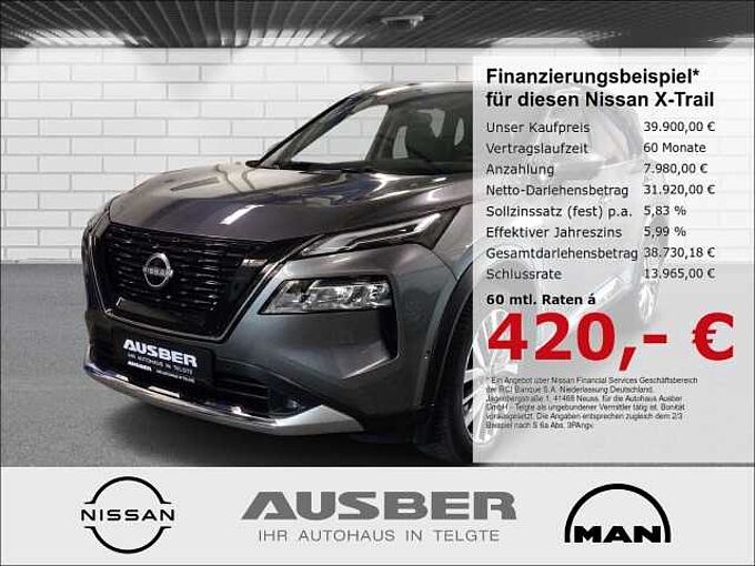 Nissan X-Trail e-Power 4x4 e-4orce Tekna+ 1.5 VC-T GJR AHK feststehend 1800kg Anhängelast