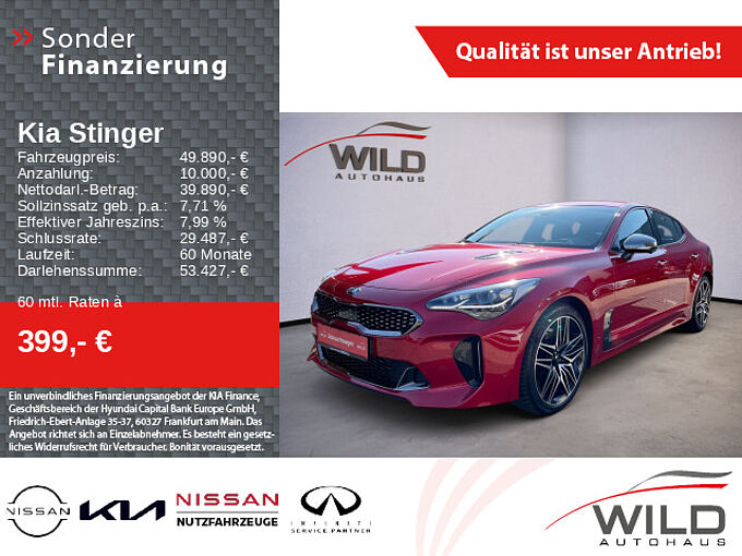 Kia Stinger GT 3.3 V6 T-GDI 4WD 360° Navi Ambiente