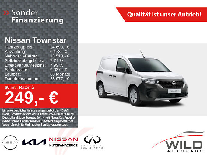 Nissan Townstar Kastenwagen L1 2,2t Acenta LED Klima