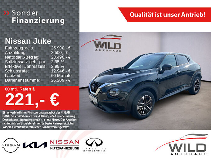 Nissan Juke 1.0 DIG-T N-Connecta Cam Navi SHZ Klima