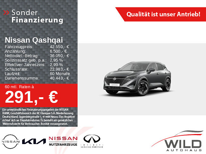 Nissan Qashqai 1.5 VC-T e-Power N-Connecta LED Komfort