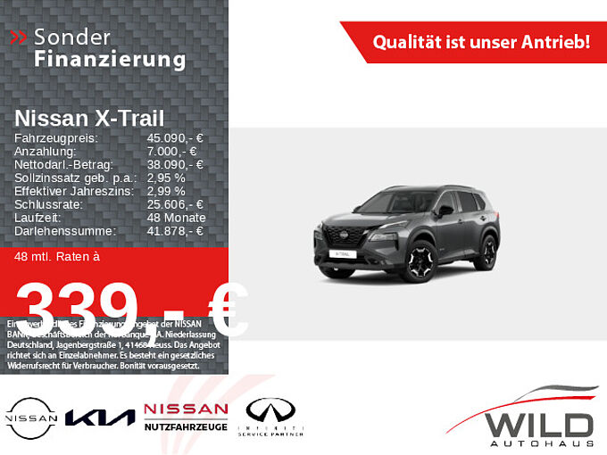 Nissan X-Trail 1.5 VC-T N-Trek e-Power 360° Klima Navi