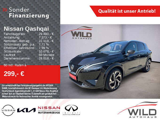 Nissan Qashqai Tekna+ 4x4 Automatik, 360° Cam, Navi, Leder