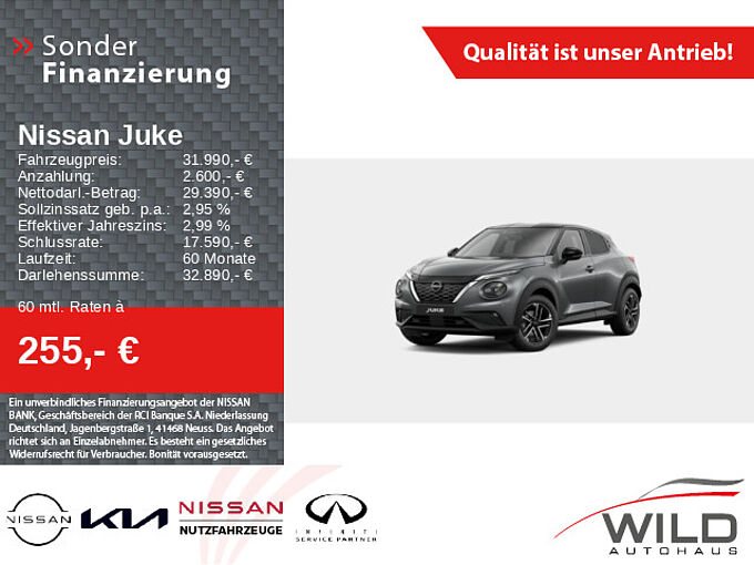 Nissan Juke 1.6 Hybrid N-Connecta 360° Navi Winter Paket