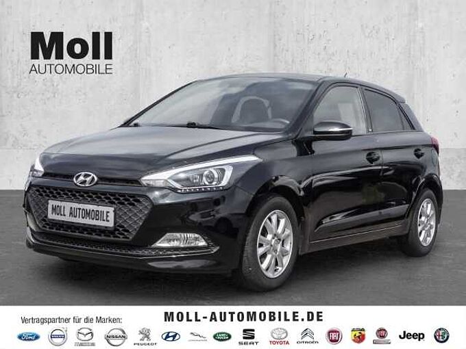 Hyundai i20 Style 1.2 EU6d-T Klimaautom SHZ LenkradHZG Spurhalteass. Alarm Temp Tel.-Vorb.