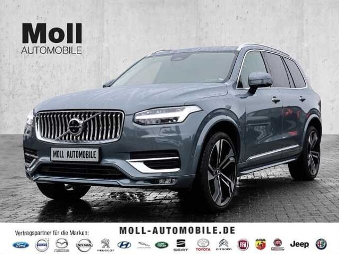 Volvo XC90 B5 Diesel AWD Plus Bright 7-Sitzer Nappa Four-C Pano LED Allrad AD StandHZG El.