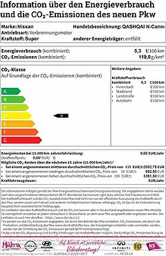 Nissan Qashqai N-Connecta 1.5 VCT e-POWER 190PS AT (B) Klima