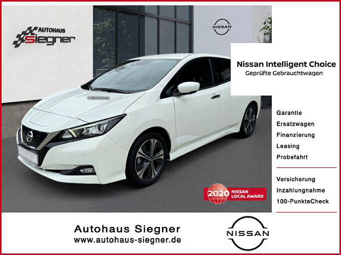 Nissan Leaf 40kWh Tekna, Leder, LED, SH, 360°, Navi