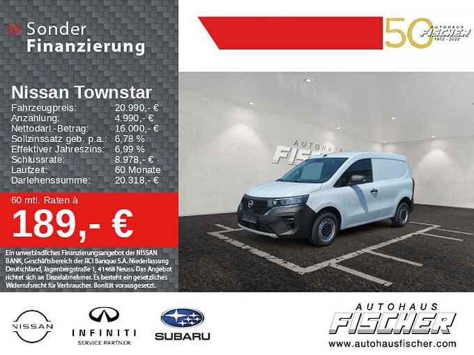 Nissan Townstar Kasten L1 2,0t 1.3 Visia Klima ZV Hecktüren Bluetooth