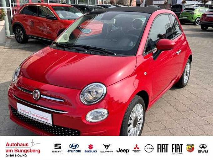 Fiat 500C Lounge 1.2 8V LOUNGE 51KW (69PS) E6D Faltdach Apple CarPlay Android Auto Musikst