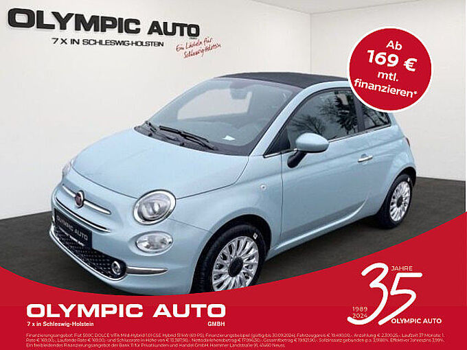 Fiat 500C 1.0 GSE Hybrid Dolcevita PDC KLIMA-AT TOUCH