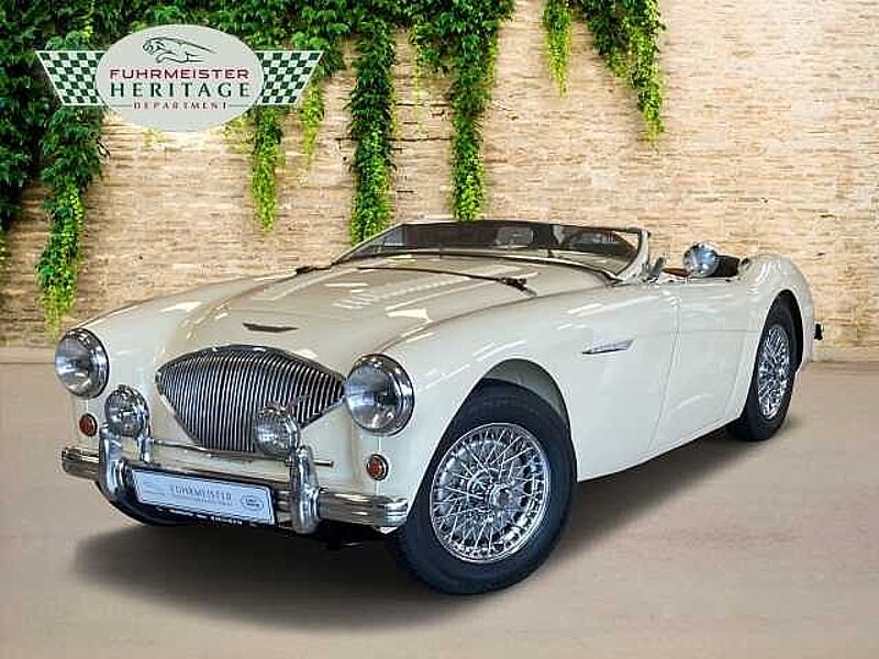 Austin Healey 100/4 100 4 Edelstahl Endschalldämpfer Leder rot